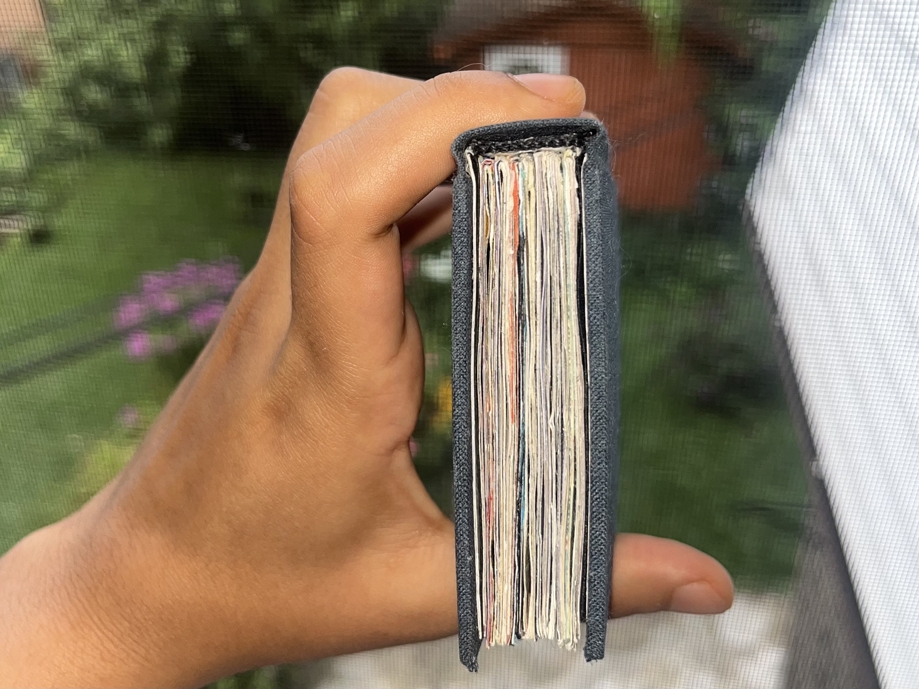 collaged book